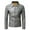 Gray-B, variant on IYTR Men's Leather Jackets Solid Color Long Sleeve Jacket Fashion Street Style Leather Jackets with Pocket Zipper Lapel Black XL