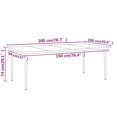 thumbnail image 4 of vidaXL 9 Piece Garden Dining Set Black, 4 of 4