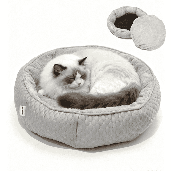 JHHJMEOW Washable Pet Bed, 24.8"×7.8" Reversible Cat Bed, Non-Slip,Indoor For Small Dogs & Cats