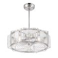 thumbnail image 4 of Polished Nickel LED Fandelier from the Genry Collection, 4 of 4