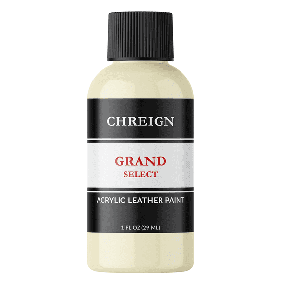 Chreign Acrylic Leather Paint, Light Beige - Paint for Shoes & Sneakers 1 oz.