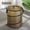 Green, variant on Trash Can Foldable Outdoor Camping Portable Garden Leaf Garbage Bag Collapsible Storage Bin with Handle