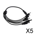thumbnail image 1 of Divisor Adaptador de 1 Hembra a 5 Macho Baoblaze 5x DC Cable Convertidor Pieza Extraíble, 1 of 8