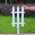 thumbnail image 3 of Oioii Plastic PVC Garden Fence, Sturdy Durable Anti-corrosion Outdoor Fence, Easy Install Reusable Yard Fencing, for Rural Courtyard Vegetable Garden Outdoor Lawn Border Decoration,D, 3 of 6