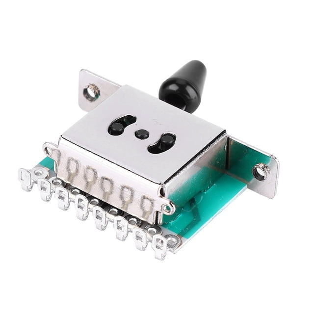 Interruptor de 5 Para Guitarra Eléctrica, FuncionAmiento Suave, Fácil Instalación para Guitarristas con la Mejor Mano de Obra, Adecuado para Guitarras Eléctricas