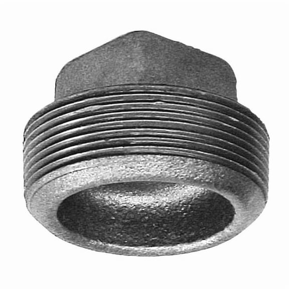 Square Head Plug Square Head Plug, 1" Pipe, MNPT, Malleable Iron, Class 150