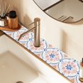 thumbnail image 2 of Yayeee Faucet Mat for Kitchen Sink 30" Diatomite Long Splash Guard Pad, Pink Mosaic Pattern, 2 Pack, 2 of 7