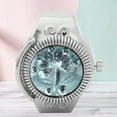 thumbnail image 4 of Quartz Ring Watch, Simple Rose Flower Ring Watch, For Most Women Beautiful Girls White,Blue, 4 of 8