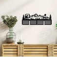 thumbnail image 6 of Inspiring Medal Holder Medal Hanger Display Rack Sports Metal Hanging Athlete Awards Iron Wall Mount Decor Over 60 Medals for Ribbon Medals 15.7x5.9Inch-Too Much Ego Will Kill Your Talent, 6 of 7