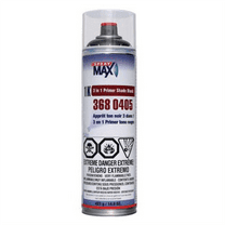 SprayMax 3680405 3 in 1 Primer, 500 mL Aerosol Can, Matte Black, 5.4 to 8.1 sq-ft Coverage