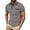 #01Dark Gray, variant on Mens Casual Trim Polo Shirts Short Sleeve Color Block Athletic Golf T Shirts Chest Pocket Fashion Loose Fit Tops M