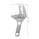 thumbnail image 2 of unbranded Llave Ajustable Para Tuberías De Alta Resistencia Color Plateado Con Compacto Y Mango, 2 of 8