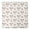 White Buffalo Skull, variant on White Highland Cow Flower Pattern Square Fitted Tablecloth with Elastic Edge,Square Table Cover,Washable Elastic Table Cover for Home Kitchen Party Decor 36"x36"