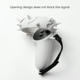 thumbnail image 3 of Protective Cover For Oculus Quest 2 VR Touch Controller Cover With Knuckle Strap Handle Cover For Oculus Quest 2 VR Accessories Type 6 White, 3 of 6