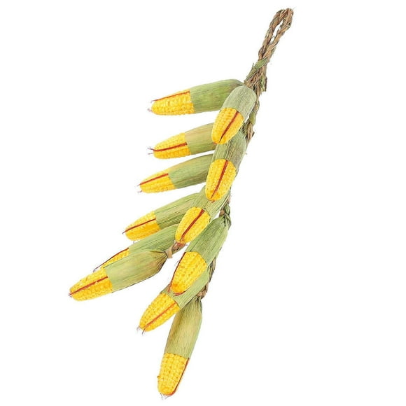 2Pcs Fake Corn Hanging Ornaments Vegetable Strings for Restaurant Decor