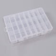 thumbnail image 2 of Caja organizadora de plástico duro transparente de 24 rejillas con divisores extraíbles-- Sincero  Electrónica, 2 of 5