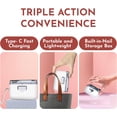 thumbnail image 3 of Electric Automatic Nail Clipper Trimmer 2-in-1 Rechargeable Fingernail, 3 of 7