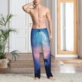 thumbnail image 2 of Honiee Night Sky Elk for men - a sleek fusion of Straight Pajama Pants, versatile Lounge Pants, and cozy Sleepwear, all rolled into one-XX-Large, 2 of 6