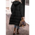 thumbnail image 5 of Women's 2024Warm Winter Coats Reversible Sherpa Fleece Long Hooded Puffer Jackets Outerwear, 5 of 6
