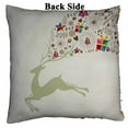thumbnail image 2 of PKQWTM Vintage Christmas reindeer colorful elements Reversible Mermaid Cushion Cover Home Decor Sequin Pillow Case Size 20x20 inches, 2 of 2