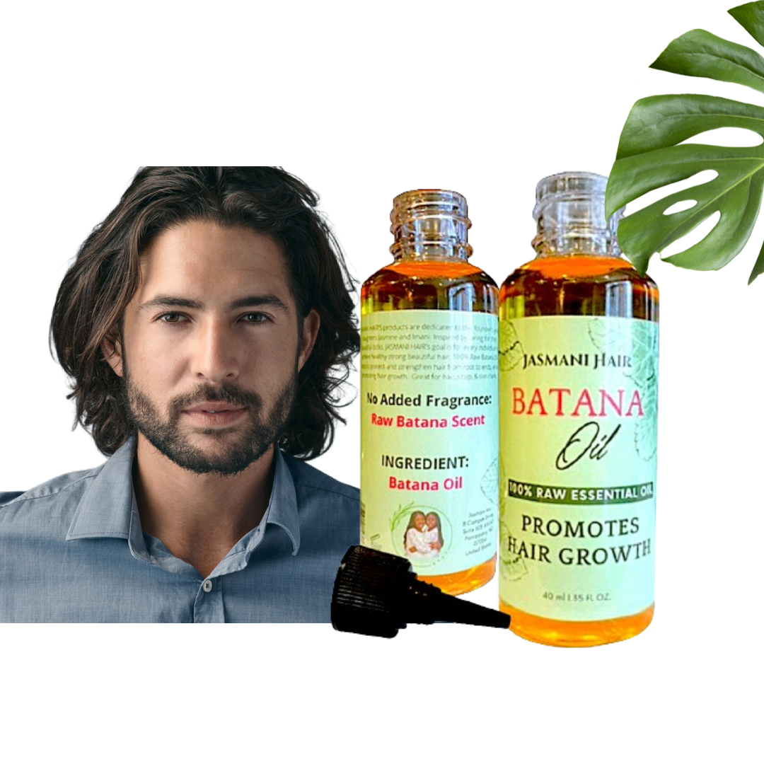 Batana Oil, 100% Pure, Promotes Hair Growth, 40ml by Jasmani
