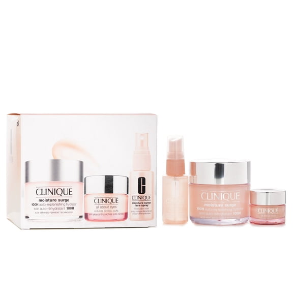 Set de cuidado de la piel Clinique Moisture Surge 100H 125 ml + All About Eyes 15 ml + Spray facial