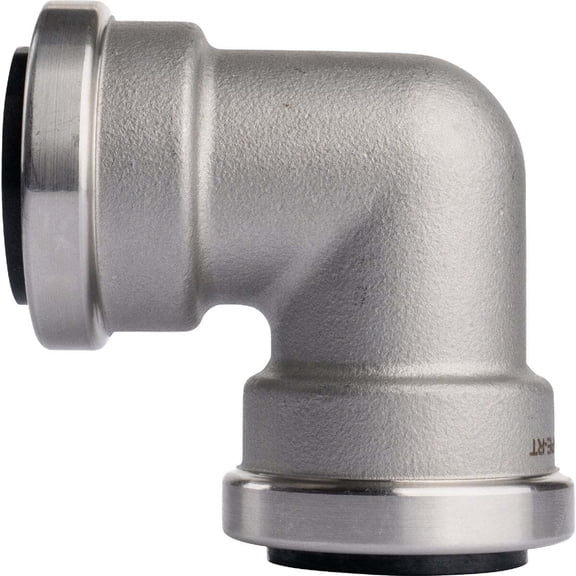QuickFitting 1 In. x 1 In. Push-to-Connect Stainless Steel 90-Degree Elbow