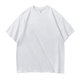 thumbnail image 1 of Camiseta de manga corta para hombre de estilo americano, 200 g, algodón puro, color sólido, gruesa, no transparente, corte holgado, moderna, 1 of 4