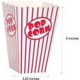 thumbnail image 2 of Popcorn Boxes for Party 40 pack - Paper Popcorn Buckets - Red and White Popcorn Bags for Popcorn Machine, Movie Theater Decor Popcorn Container, Carnival Circus Party Popcorn Bowl, 2 of 3