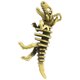 thumbnail image 2 of 1 llavero con colgante de esqueleto de dinosaurio, de latón, para bolso., 2 of 5