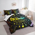 thumbnail image 3 of Manfei Happy Camping Rv 7-Piece Twin Bedding Sets,Boho Sun Moon Bedding Comforter Set,Galaxy Starry Night Sheet Sets For Teens,Ultra Soft Home Decor, 3 of 8