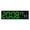 Black shell green, variant on Clear LED Digital Alarm Clock Time Date Temperature Display Soft Wake Up Timers Stopwatch Modern for Home Use