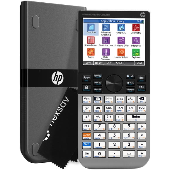 Calculadora gráfica HP Prime G2 CAS aprobada para el examen CAS con funda