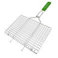 thumbnail image 2 of Cesta de parrilla DYNWAVEMX de pescado de material acero inoxidable Verduras filete de pollo parrilla plegable red, 2 of 8