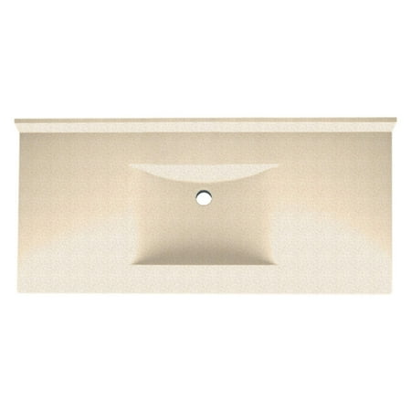 Swanstone 49W x 22D in. Contour Solid Surface Vanity Top