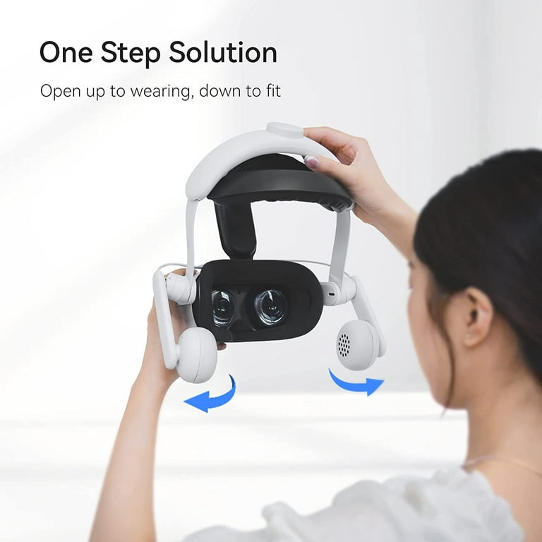 KIWI design Headphone Head Strap Compatible with Oculus Quest 2 Meta Quest  2, on-Ear Audio Elite Strap Replacement