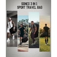 thumbnail image 3 of Gonex 45L Travel Duffel Bag for Men, 3 in 1 Extra Large Gym Bag Backpack with Shoes Compartment for Weekender Sports Workout, 3 of 7