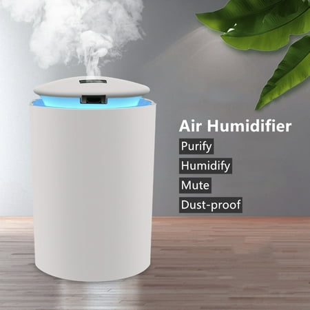 

260ML Electric Aroma Oil Air Diffuser Mini Mist Humidifier LED Night Light Home Relax Defuser White