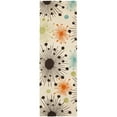 thumbnail image 5 of SAFAVIEH Soho Danielle Fire Works Wool Area Rug, Ivory/Multi, 8' x 8' Square, 5 of 10