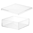 thumbnail image 1 of Uxcell Acrylic Box with Lid, Clear Acrylic Display Boxes Plastic Square Cube Containers Storage Organizer 5.91"x5.91"x2.36", 1 of 7