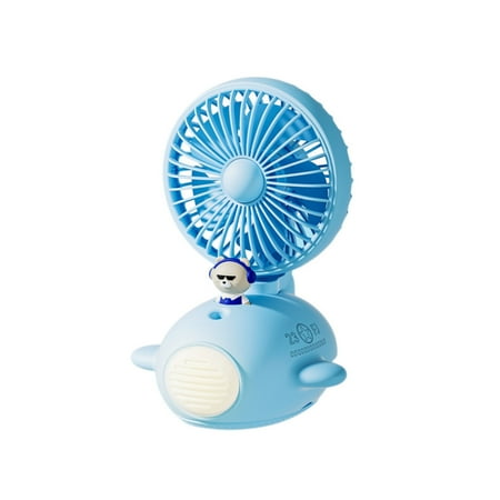 

Fans on Sale and Clearance! Uhuya Airplane Cute Pet Shape Water Wind-conditioning Fan Mini Fan USB Fan Desktop Turbo Spray Humidification Cooler Blue