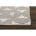 thumbnail image 4 of Nourison Harper Geometric Grey 2'2" x 7'6" Area Rug, (2x8), 4 of 6