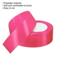 thumbnail image 3 of Uxcell Yards Double Face Decorate Crafts Roll Satin Ribbons Peach Pink, 3 of 6