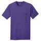 thumbnail image 1 of Camiseta de bolsillo Port & Company 100% algodón Púrpura Medio Camiseta de manga corta, 1 of 1