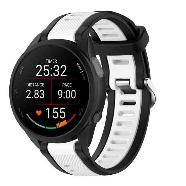 Pulsera de silicona deportiva de color sólido a prueba de sudor con ajuste cómodo y amplia compatibilidad compatible con Smartwatch