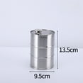 thumbnail image 1 of Flacon Cylindrique de Luxe Rétro 750ml - Acier Inoxydable 304, Résistant à la Rouille, Polyvalent pour Vin/bière, Décoration Créative pour Bar/cuisine, Durable et Élégant, Livraison Gratuite Incluse, 1 of 6