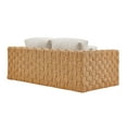 thumbnail image 6 of Modway Thames Outdoor Patio Wicker Outdoor Patio Rattan Loveseat in Natural Light Gray, 6 of 9