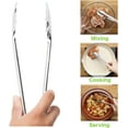 thumbnail image 5 of NOGIS Heavy Duty Kitchen Food Tongs Stainless Steel Tongs Utility Metal Tongs 13 Inch for Cooking Grilling Barbecue BBQ and Serving Salad, 5 of 7