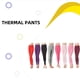 thumbnail image 3 of Sonducket Leggings para mujer, pantalones largos multicolores amigables con la piel, niñas, cálidos, suaves, a prueba de viento, elásticos, accesorios Ropa interior Rosa roja Rose Red Einzelband Sonducket AP013427-05, 3 of 6
