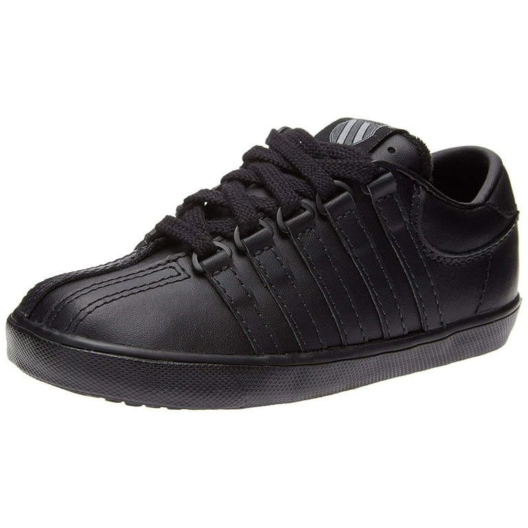 servet Gangster Zeg opzij K-Swiss Shoes Classic Leather Infant Toddler Girls/Boys Black Sneakers -  Walmart.com
